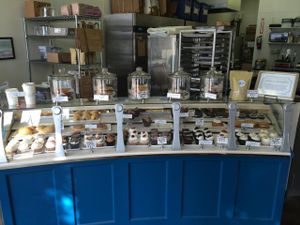 Display case at Reverie Bakeshop in Richardson