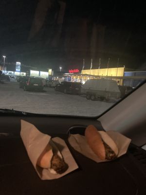 My daughter likes without saus  at IKEA in Haparanda