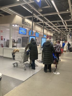  at IKEA in Haparanda
