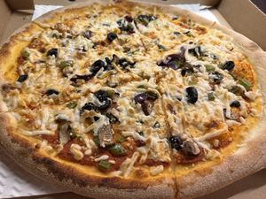 Vegan supreme   at I Scream for Pizza in Sunderland