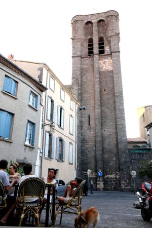 The view from the restaurant at Vertueux in Agde
