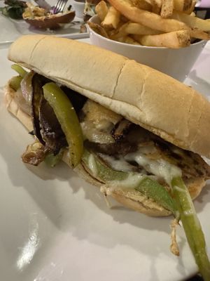 Philly cheese steak hoagie   at The Modern Vegan in Royal Oak