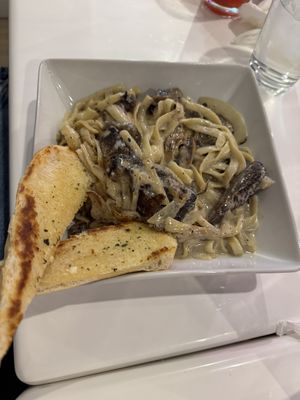 Steak stroganoff   at The Modern Vegan in Royal Oak