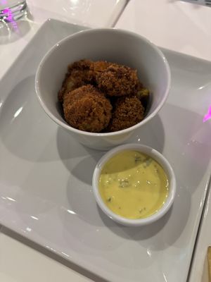 Crab bites - happy hour   at The Modern Vegan in Royal Oak