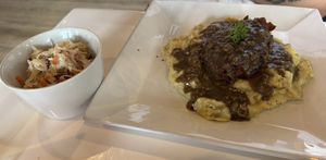 Louisiana chicken and slaw  at The Modern Vegan in Royal Oak