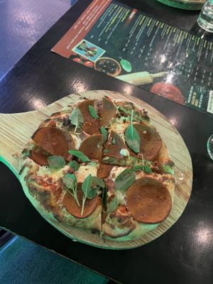   at Mamma Pizza Vegana in Mexico City