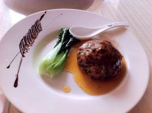 This was a mock pork dish, ¥38. at Longqin Lianjing Vegetarian Club in Changsha