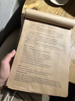 Menu (june,2025)  at Dumplings & Beer 541Tasu tonight in Osaka