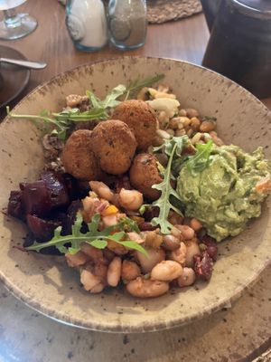 Salad bowl  at Wild Organic Eatery in Beverley