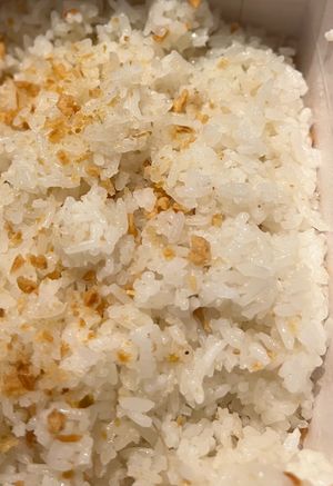 garlic rice at Giligan's Restaurant in Pasay