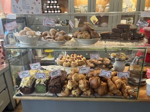 Baked good counter  at De Laatste Kruimel - Prinsenstraat in Amsterdam