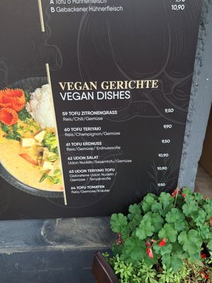 Some more vegan options in the actual menu beside these here at Soup and Roll in Berlin