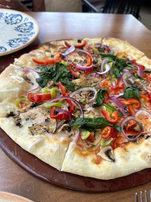 I assume it’s very difficult to find vegan products in Kemer at all, even  milk! So pizza, bowl, green salad were really good. at Schiller Kaffee Kemer & Franco's Pizza in Kemer
