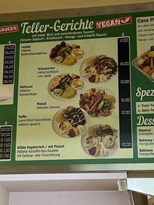   at Oase Falafel in Berlin