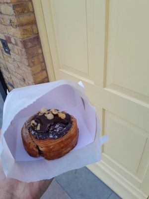 Hazelnut Chocolate Pastry - delicious at Okja in East London