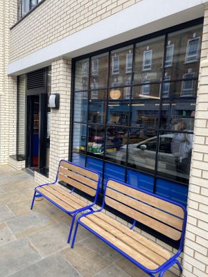 Okja shop front (it’s not very prominent and I actually walked past and missed it initially!)  at Okja in East London