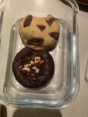 Triple choc & peanut butter  at Okja in East London