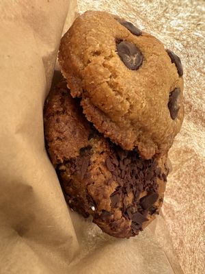 The best two best vegan cookies in London!   at Okja in East London