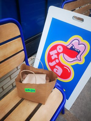 Sit outside if you like at Okja in East London