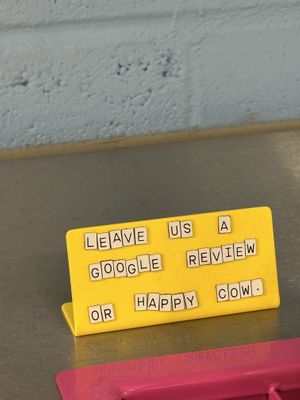 Happy Cow fans!  at Okja in East London