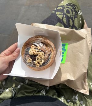 Hazelnut swirl was perfect!! Must get it  at Okja in East London