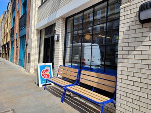 Bakery front at Okja in East London