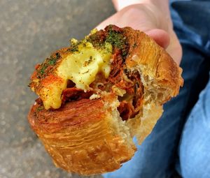 Cheezy red pesto 😍 at Okja in East London