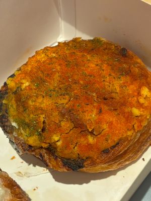 Cheese and pesto swirl at Okja in East London