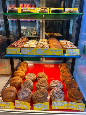 Display case goodies at Okja in East London