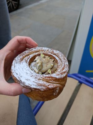 Pistachio swirl at Okja in East London