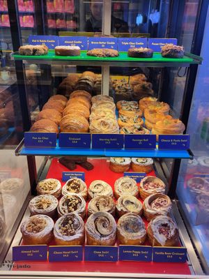 Vegan pastries at Okja in East London