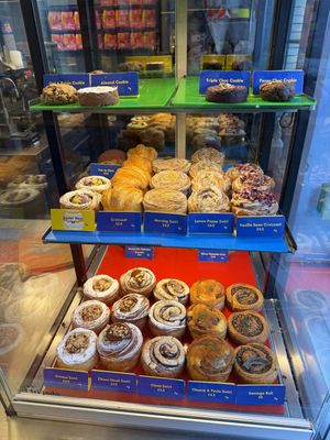 Pastry selection  at Okja in East London