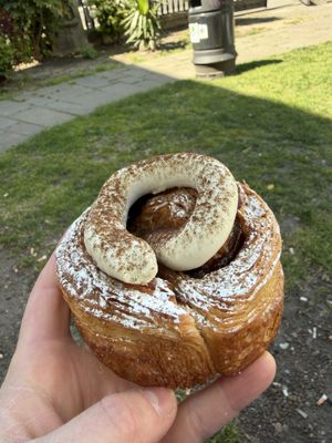 Cinnamon roll   at Okja in East London