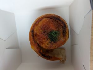Cheese and pesto swirl at Okja in East London