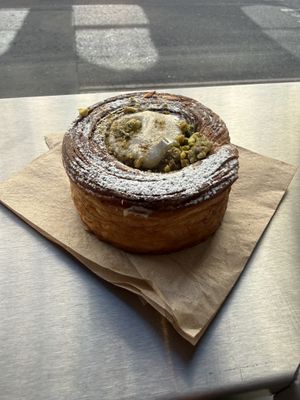 Citrus pistachio swirl   at Okja in East London