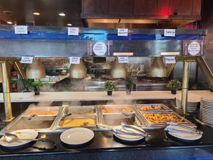 Buffet options at Sigree Grill Indian Restaurant and Banquet in Addison