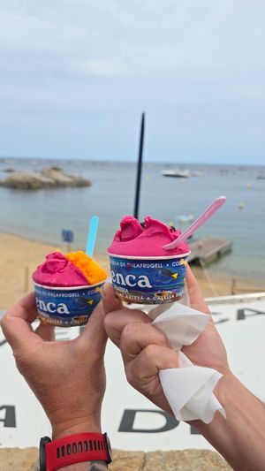 Sorbets at Jijonenca in Palafrugell