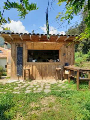  at Aroma Café in Corsica