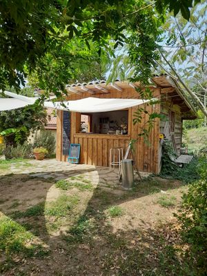  at Aroma Café in Corsica