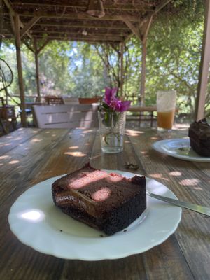 Banana cake  at Aroma Café in Corsica