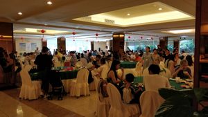 Dinning area at Yuan Qi Lou - Nanshan Temple in Sanya