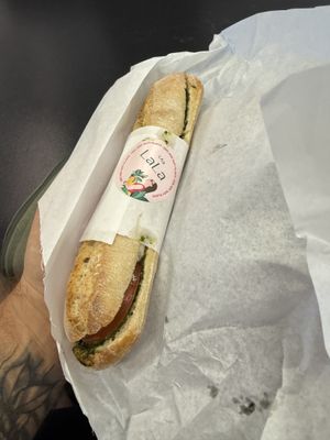 caprese sandwich   at VIE - Veganista / The LaLa - T3-F in Vienna
