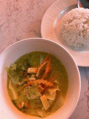 Vegan curry  at Mama's Thai Food in Koh Phangan