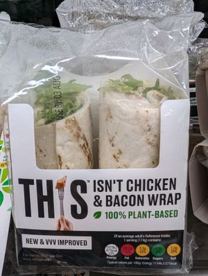 Vegan chicken wrap  at LHR - WHSmith - T2-B in West London
