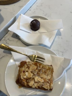 Vegan pastriess  at Mister Magpie Coffee in Ballsbridge