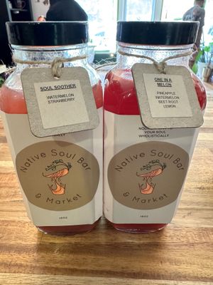 Cold pressed Watermelon Juice   at Native Soul Bar  in Hampton