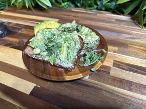 Avocado Pes-Toast   at Native Soul Bar  in Hampton