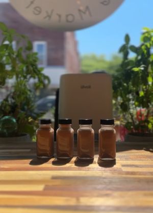 Shot of melanin wellness shot  at Native Soul Bar  in Hampton