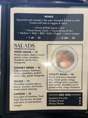Carta  at Vito's Pizzeria in Barrys Bay