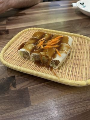 Spring rolls  at Silver Spoon in Chicago